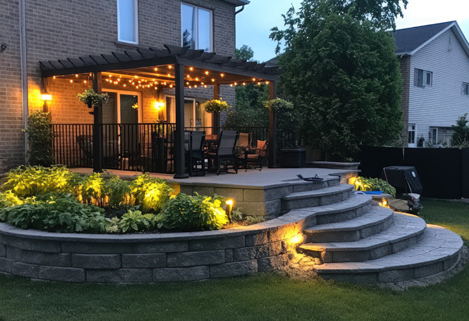 Elevated Patio Custom Build