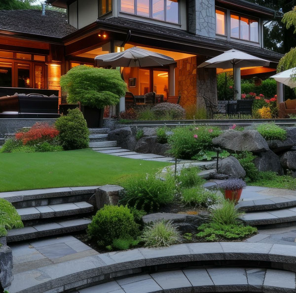 Minnetonka Outdoor Livings Space by Lakeside Landscapes